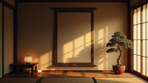Accrocher un tableau japonais sans tomber dans le cliché