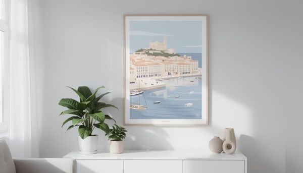 Affiche de la ville de Marseille : l'affiche murale tendance de 2026