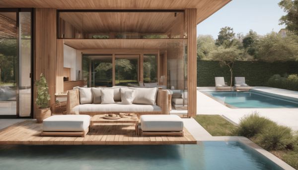 Créer un espace de détente élégant avec un pool house en bois