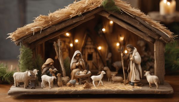 Les crèches de Noël artisanales, symbole de tradition et de beauté
