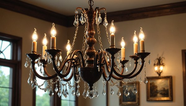 Lustres anciens en bois : élégez votre décor avec style